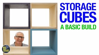 Storage Cubes A Basic Build video 502 [upl. by Sissie]