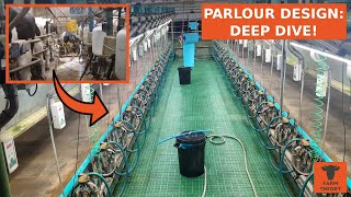 Milking parlour DESIGN  Why ROBOTIC parlours are a BAD IDEA  £436000 milking parlour [upl. by Pomcroy361]