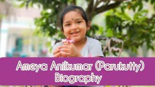 Ameya Anilkumar Parukutty Biography  Age  Birthday  Mother  Father  Last Serial  Profession [upl. by Acinomad617]