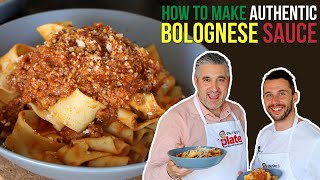 How to Make AUTHENTIC BOLOGNESE SAUCE Like a Nonna from Bologna [upl. by Eimak]