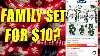 Pantoablycom Offers 3 Old Navy Christmas Pajamas For 10  Is It A Legit Deal Or Scam [upl. by Nattirb]