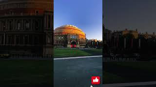 Royal Albert Hall In The Glow Of The Setting Sun shorts london uk travel royalalberthall [upl. by Ahsiuqel713]