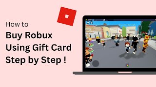 How to Buy Robux Using Roblox Gift Card  Quick amp Easy [upl. by Farleigh390]