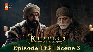 Kurulus Osman Urdu  Season 2 Episode 113 Scene 3  Turkon ka dushman wazih hai [upl. by Jandel]