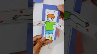 DIY PAPER CRAFT ACTIVITY papercraft art drawingeasyyoutubeshorts [upl. by Lemrac631]