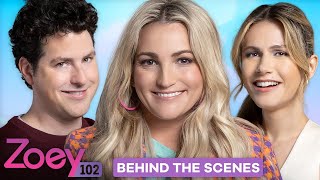 ‘Zoey 101’ Cast Reunites BEHIND THE SCENES on NEW ‘Zoey 102’ Movie ☀️ [upl. by Shaeffer]