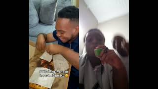 Jemel eat it pizza skit comedy [upl. by Mahgirb655]