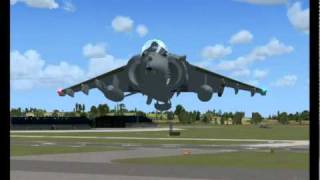 UKMIL HARRIER GR7 HOVER TEST [upl. by Anurb572]