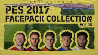 PES 2017 FACEPACK COLLECTION V35 [upl. by Reinal]