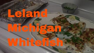 Leland White Fish with Ellen  Leland Michigan Whitefish [upl. by Annavoig]