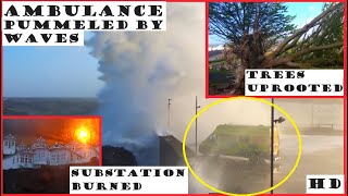 Storm Eunice Hits Ilfracombe  Countdown to High Tide [upl. by Anyg445]