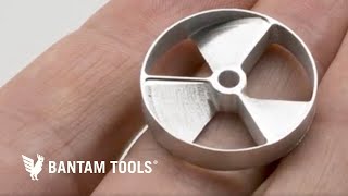 How To Mill Aluminum Using the PCB Milling Machine by Bantam Tools formerly known as the Othermill [upl. by Shrier943]