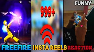 best freefire instagram reels reaction 😝 [upl. by Giddings]