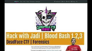 DeadFace CTF  Forensics  Bloodshed 1 2 amp 3 walkthrough [upl. by Lieno]