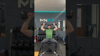 Seated shoulder press [upl. by Artim535]