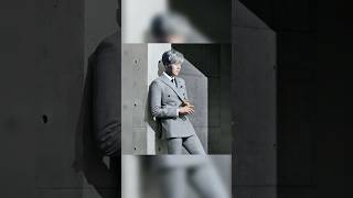 BTS suga in gray dress what is the real name of BTS suga [upl. by Ardys]