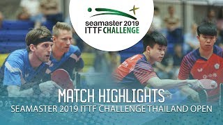 Ruwen FilusSteffen Mengel vs Feng YiHsinWang TaiWei  2019 ITTF Challenge Thailand Open Final [upl. by Ettennal142]