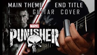 The Punisher Netflix Main Theme amp End Title  Guitar Cover [upl. by Garald936]