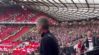 Liverpool Fans Remained Singing at Old Trafford 10 minutes after full time vs Manchester United [upl. by Putnem769]