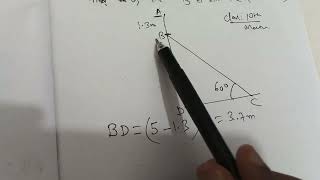 Some applications of trigonometry class10 th maths part 02 bihar board [upl. by Leuneb858]