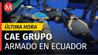 Policía de Ecuador detiene a cinco personas por asalto a televisora [upl. by Hareema260]