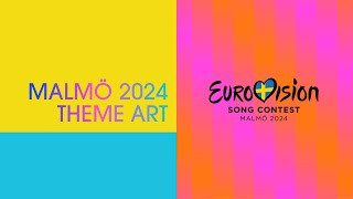 ‘The Eurovision Lights’  Malmö 2024 theme art  UnitedByMusic [upl. by Atwood]