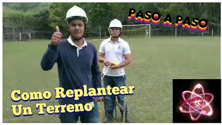 Como HACER REPLANTEO 📐Para CIMENTACIOn de Casas⚒ 😮 [upl. by Langelo310]