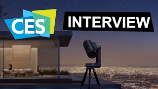 Unistellar Odyssey Smart Telescope Interview at CES 2024 [upl. by Corneille]