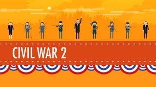 The Civil War Part 2 Crash Course US History 21 [upl. by Asaeret]