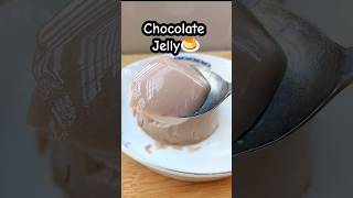 2 ingredients Chocolate Jelly🍮 shorts viral trending viralvideo shortvideo youtubeshorts easy [upl. by Sanborne]