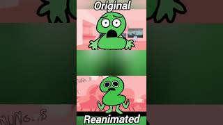 Original vs reanimated bfdi shorts reanimated viralvideo [upl. by Suhpoelc]