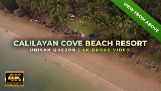 Calilayan Cove Beach Resort drone video 4k  Malatandang Beach Unisan Quezon  DJI Mavic Mini [upl. by Iadrahc]