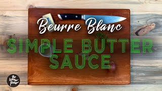 Super Simple Pink Peppercorn Burre Blanc For Fish or Chicken [upl. by Zach]