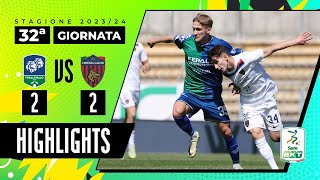 Feralpisalò vs Cosenza 22  Al golazo di Tutino risponde La Mantia  HIGHLIGHTS SERIE BKT 20232024 [upl. by Edwina]