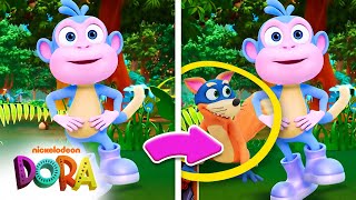 Swipers Spot the Difference Game w Dora 4 👀  Dora amp Friends [upl. by Christiano]