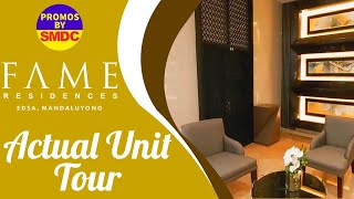 FAME Residences Actual 1 Bedroom with Balcony Unit Tour [upl. by Cymbre]