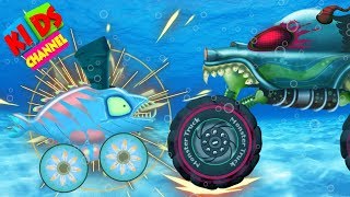 Haunted house monster truck HHMT In Underwater World [upl. by Marlene644]