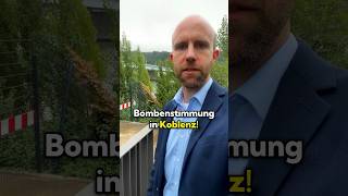 Entschärfung eines Blindgängers in Koblenz 2024 koblenz koblenzhistory [upl. by Nwahsud133]