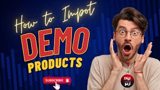 How to Import WooCommerce Demo Product  Sample Data in Woocommerce [upl. by Artnoed295]