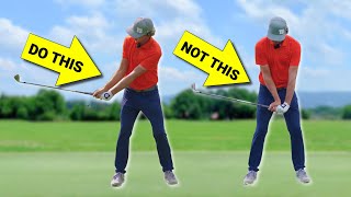 WHEN and how to hinge the golf club correctly [upl. by Worden]