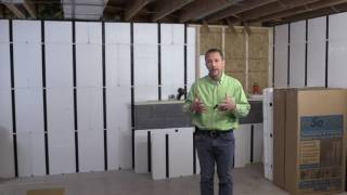 InSoFast answers how to insulate 12 high walls where the cinder block meets the top plate [upl. by Stetson]