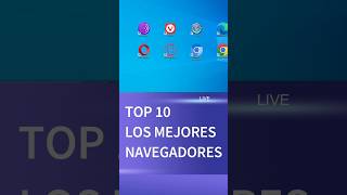 ⚡ TOP 10 DE LOS MEJORES NAVEGADORES DE INTERNET short [upl. by Melly]