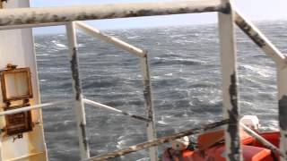 Rough Irish Sea Crossing on Stena Adventurer 2 [upl. by Lakym58]