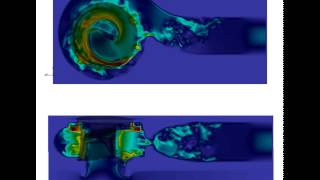 Startup of a centrifugal pump simulated by a coupled LatticeBoltzmann  Immersed Boundary Method [upl. by Dawkins]