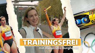 Sprinterin Alexandra Burghardt im TrainingsfreiInterview 🏃🏼‍♀️‍➡️ [upl. by Moise628]