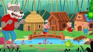 Three Little Pigs  3 Little Pigs   Bedtime Stories for Kids [upl. by Aleet]