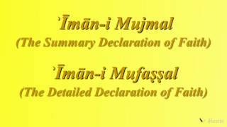 Iman e Mujmal and Mufassal  Qari Ziyaad Patel iRecite [upl. by Jorey]