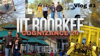 We went to IIT ROORKEE  Cognizance 2024  slaythatvlogs vlogs [upl. by Taveda]