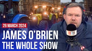 Why should I feel sorry for farmers  James OBrien  The Whole Show [upl. by Teemus]