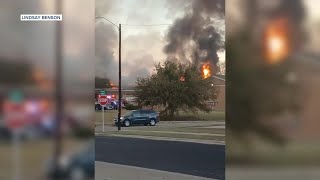 Copperas Cove Fire Department working structure fire at Willow Creek Apartments [upl. by Eilasor]